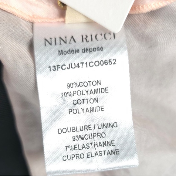NWT NINA RICCI PARIS Floral Lace Mini Skirt Made in Slovakia 🇸🇰 Size 38 US 8 - Picture 11 of 16